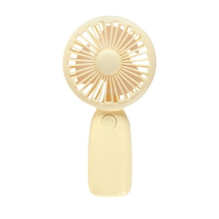 

Avdolw USB Rechargeable Handheld Turbo Fan with 3 Quiet Speeds - Portable Mini Desktop Airflow for Outdoor Office and Summer Cooling (Includes USB Cable)