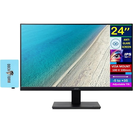 Restored Acer Vero V247Y Gbmix 24" Full HD Monitor 1920x1080 4ms (Refurbished)