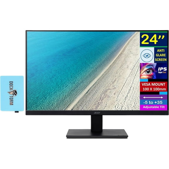 Restored Acer Vero V247Y Gbmix 24" Full HD Monitor 1920x1080 4ms (Refurbished)