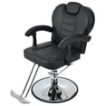 thumbnail image 4 of Classic Reclining Barber Chair Salon Chair with Heavy Duty Hydraulic Pump 360°Rotation Chair, 4 of 8