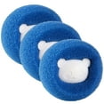 thumbnail image 1 of Lot de 3 Épilateurs pour Animaux pour Lessive, Épilateurs Réutilisables pour Laveuse, Attrape-Poils (Bleu), 1 of 8