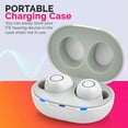 thumbnail image 5 of Digital Hearing Amplifier - Next Generation in The Ear Personal Sound Device w/Noise Reduction - Rechargeable ITE 2 Piece Set, Portable Charging Case Sound Assist for Adults and Seniors, White, 5 of 8