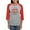 Heather/Red, variant on CafePress - Goat Happiness Long Sleeve T Shirt - Womens Baseball Tee