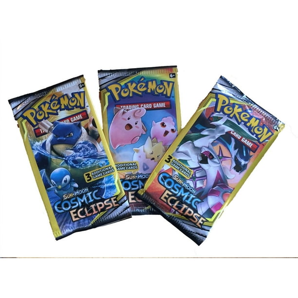 Pokemon Sun & Moon Cosmic Eclipse 3 Pack Booster - Walmart ...