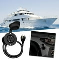 thumbnail image 6 of 125V AC RV Waterproof Shore Power Inlet with 16-Inch Outdoor Extension Cord for Automotive, Marine, and Industrial Use, 6 of 8