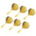 thumbnail image 2 of 10 unids / pack 2BA colas de de dardo de hilo con vástagos de eje de Amarillo Sunnimix Dart Shafts con Vuelos, 2 of 8
