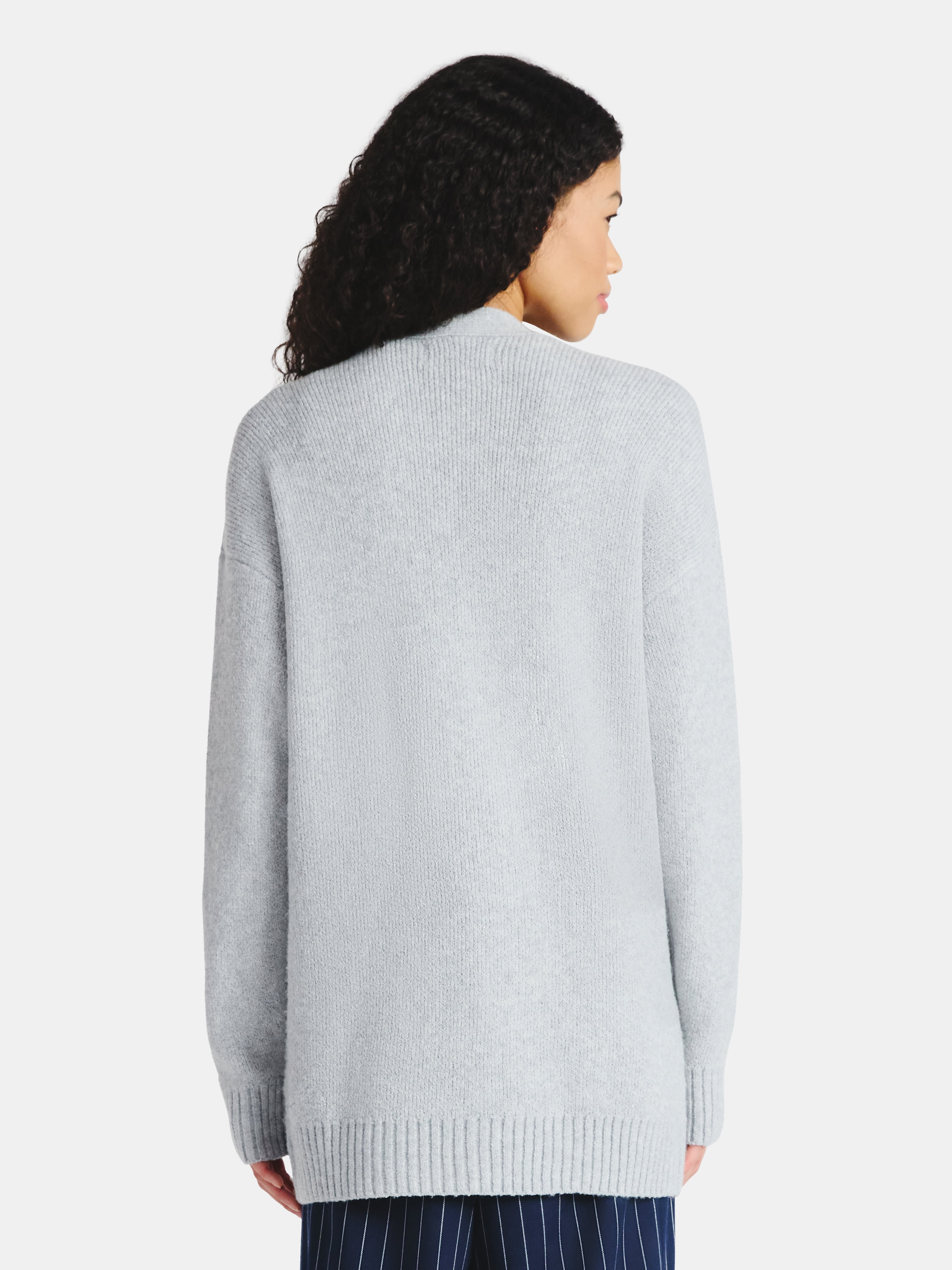 トップス less tailor Grandpa cardigan No Boundaries Button-Front Grandpa Cardigan, Women's