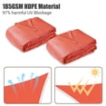 thumbnail image 5 of Yescom 2 Pack 12x8 Ft 97% UV Block Rectangle HDPE Sun Shade Sail Heavy Duty Canopy Park, 5 of 12