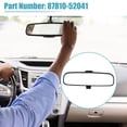 thumbnail image 3 of Rear View Mirror Car Interior Inner Rearview Mirror Black Replaces No.87810-52041 for Toyota Corolla, 3 of 7