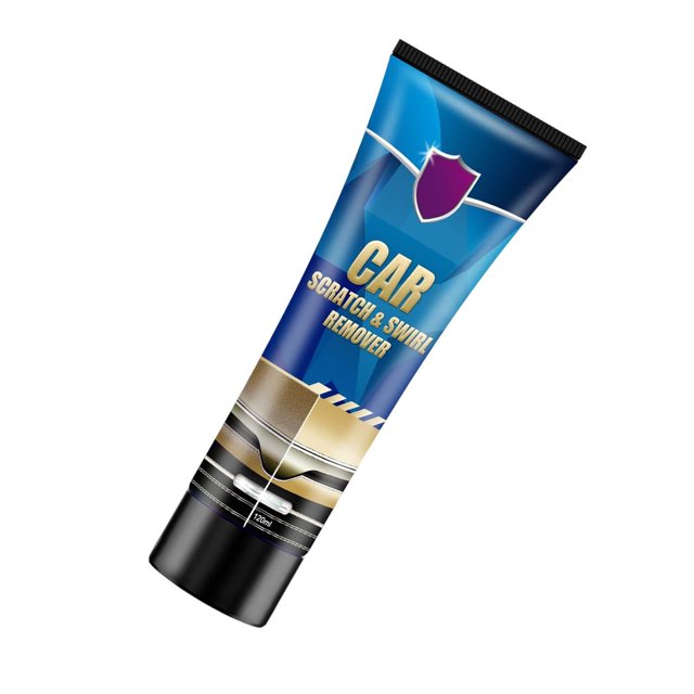 Removedor de arañazos y abrillantador de pintura automotriz de 120 ml sin esponja + paño