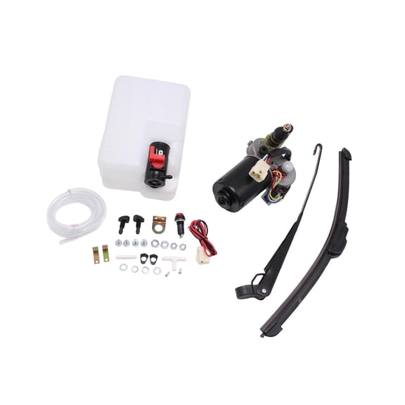 Nishiyuenyi Complete Electric Wiper Motor Kit Electric Windshield Wiper Assembly Kit