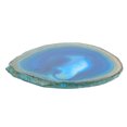 thumbnail image 1 of Natural Agate Coaster Blue Modern Design For Family Home Office Use 1Pack 3.5x3.9x0.2In, 1 of 8