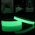 thumbnail image 1 of Cinta autoadhesiva luminosa fluorescente de 2 volúmenes Cinta adhesiva removible impermeable que brilla en la oscuridad para escaleras, escenario, ciclismo, dormitorio, garaje, 20 mm x 5 m y 10 mm x, 1 of 4