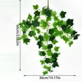 thumbnail image 3 of Fake Hanging Plant Indoor Outdoor Small Decor Faux Hanging Vine Plants Wall Greenery for New Home Decor Artificial Green Wall Hanging Plant Home Garden Wall Fence Stairway Wedding Hanging Decor 2Ft, 3 of 6