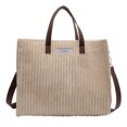 thumbnail image 1 of Bolso Pana Gran Capacidad Mujer Hombro Diseñador Portátil, 1 of 9