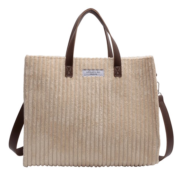 Bolso Pana Gran Capacidad Mujer Hombro Diseñador Portátil