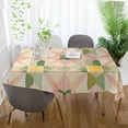 thumbnail image 3 of Yayeee Tablecloths 54" x 54" Rectangle Wrinkle Resistant Party Table Cover, Retro Pink Stars, 3 of 8