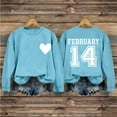 thumbnail image 2 of Valentine's Sweatshirts for Women Crew Neck Hoodies Heart Print Pullover February 14 Print Clothes Graphic Hoodie Holiday Fashion Shirts 2026 Valentine Day Outfit Clothes, 2 of 6