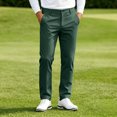 thumbnail image 5 of Akiihool Men's Pants for Work Men's Casual Twill Stretch Jogger Pants Workout Winter Green,XL, 5 of 7