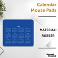 Horizontal Calendar Mouse Pads Set of 10 Bulk Pack Great Gift for