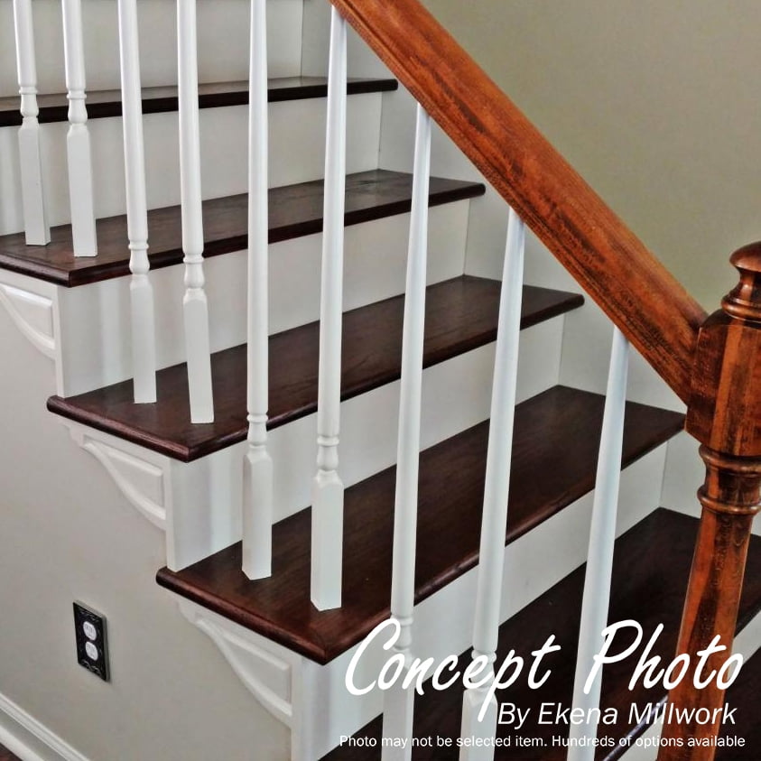 Factory Primed Ekena Millwork SB08X05TR-L Stair Bracket