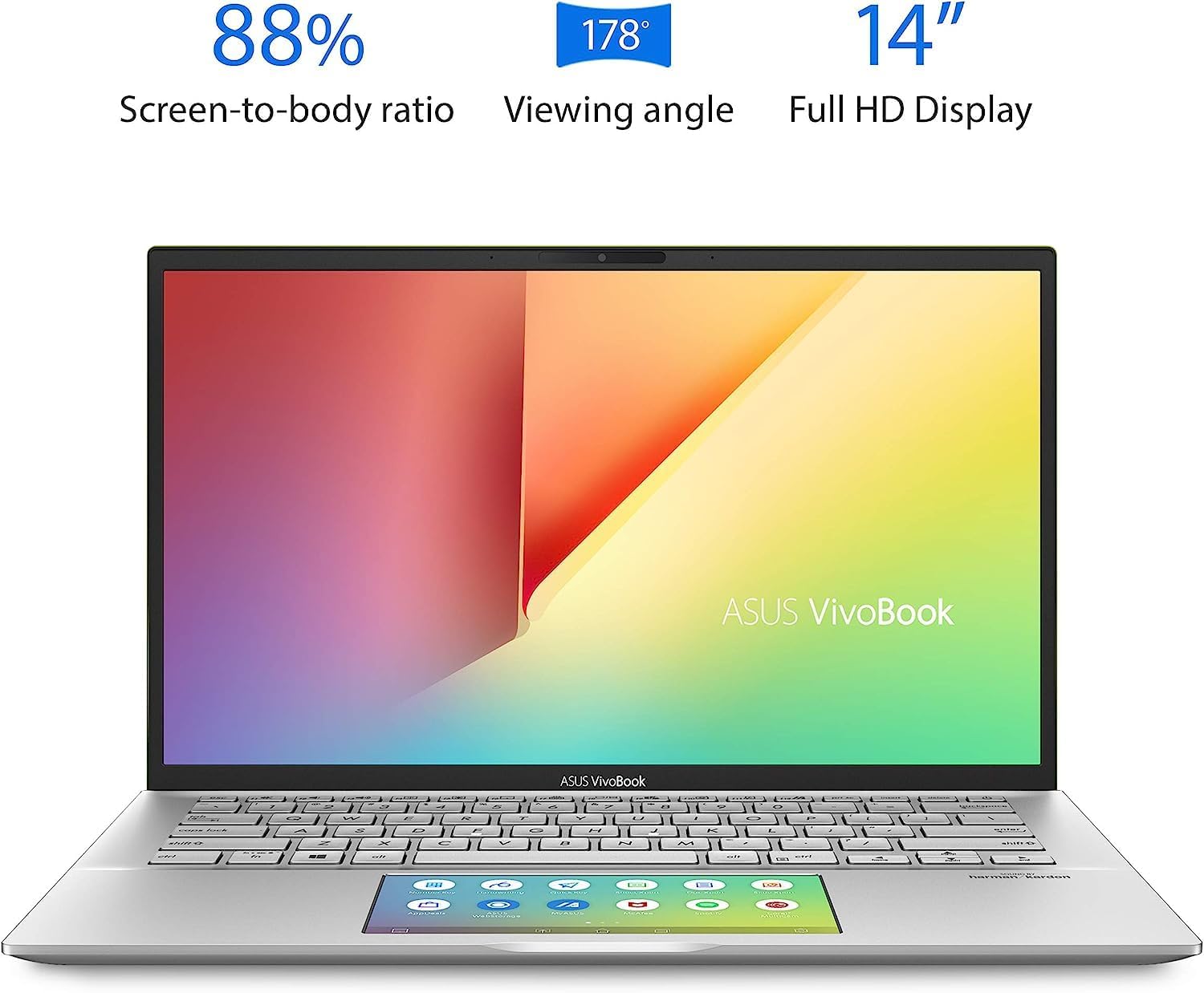 ASUS Vivobook S14 14'' FHD Display Laptop PC, Intel Core i7-8565U