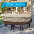 thumbnail image 5 of Pyle Patio Table Chair Cover - Armor Shield Lawn Veranda Porch Deck Ottoman Wicker Furniture Cover, 5 of 7