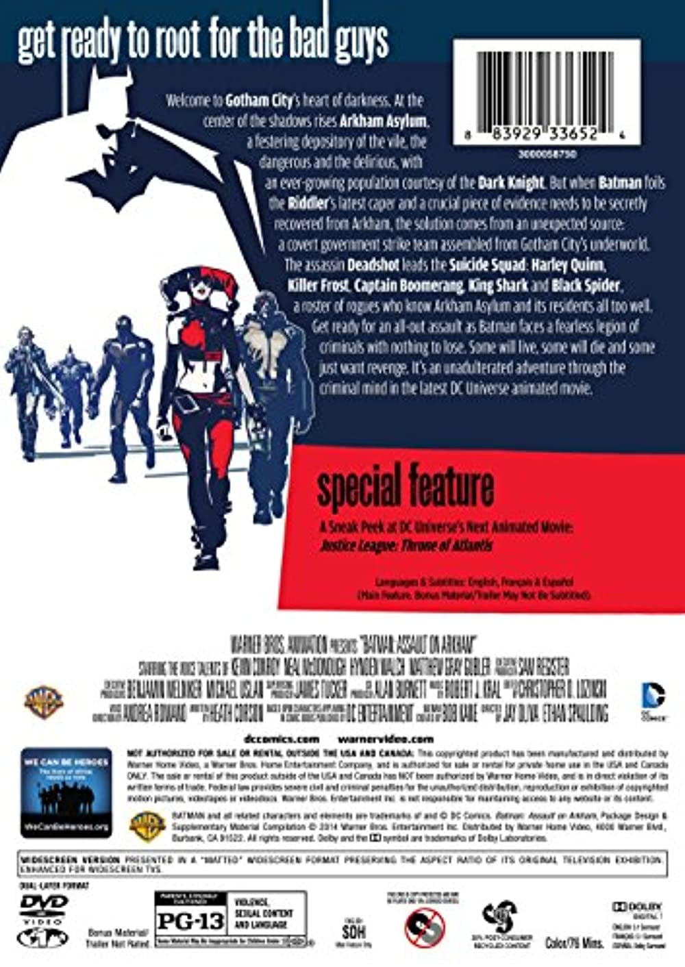 Batman: Assault on Arkham (DVD) 
