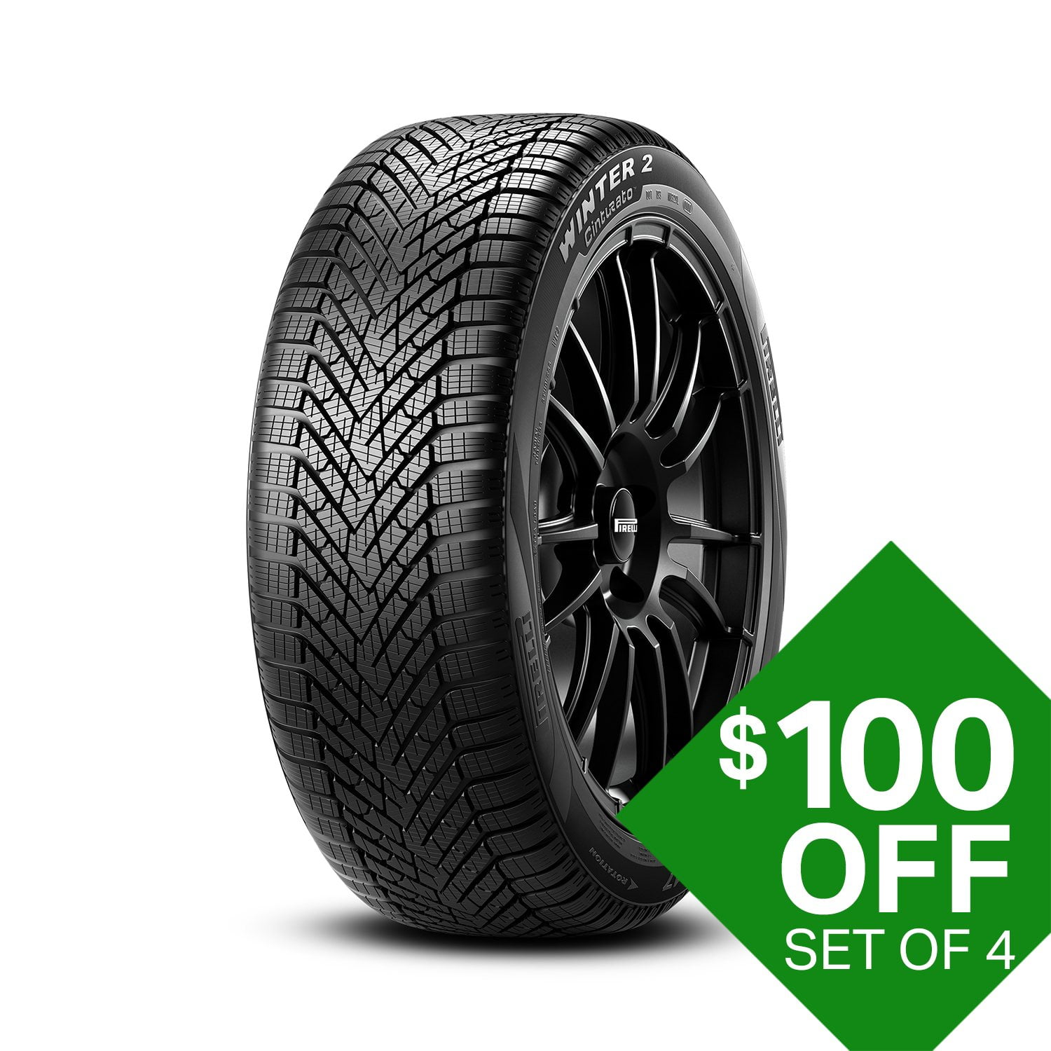 Pirelli Cinturato Winter 2 - 205/55R16 91H Tire - Samsclub.com