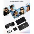 thumbnail image 4 of Joopin Large Polarized Fit Over Glasses Sunglasses For Women Men, Oversized Trendy Square Shades For Driving, 4 of 8