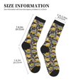 thumbnail image 3 of Rocae Excavator At Work for Adult Socks Casual Athletic Stretchy Loose Socks for Women Men Non-Slip Middle Tube Socks, 3 of 7