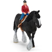 Schleich - Farm World: Horse Stable Set with Rider Figurines, Horse Toys & Accessories, 82 Pcs