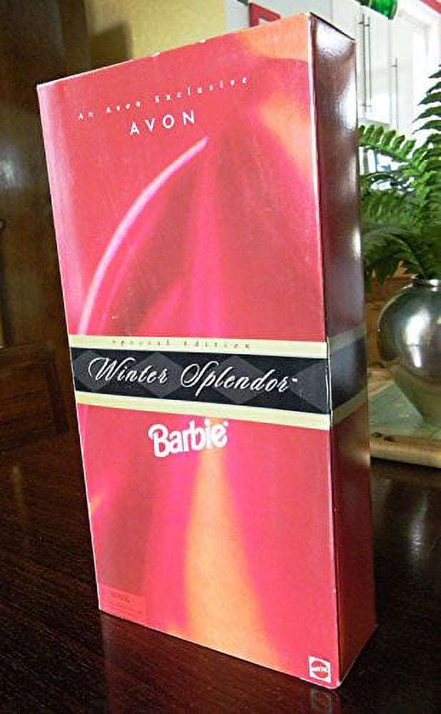 Winter Splendor Barbie Doll Avon Exclusive Special Edition 1998 Mattel 19357