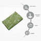 thumbnail image 4 of Cobija Manta Frazada Diseño de Ajolote Axolot Color Verde, 4 of 5