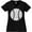 AB-Black, variant on Inktastic Distressed Baseball in White Women's Plus Size V-Neck T-Shirt