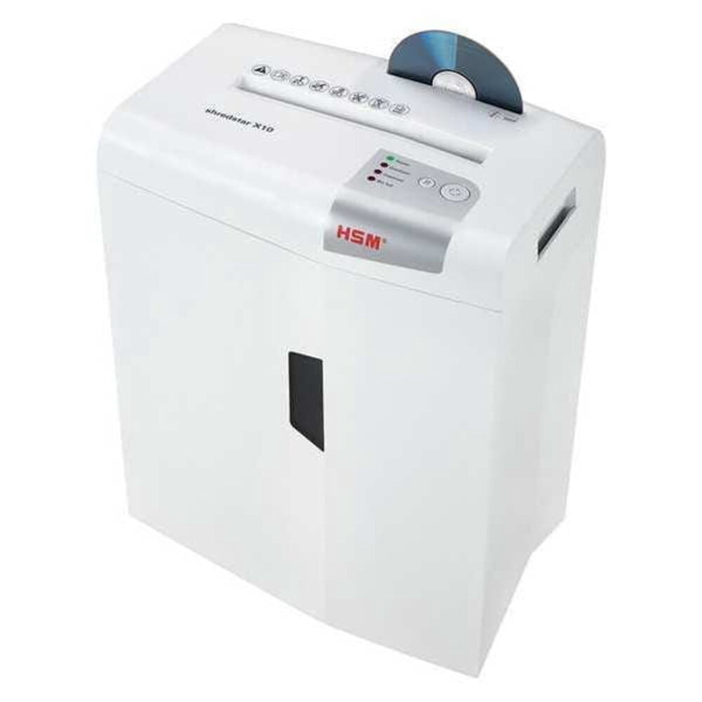 Hsm Paper Shredder, Cross-Cut Style shredstar X10