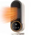thumbnail image 1 of 1200W Ceramic Space Heater with Fan, 3-Second Fast Heating, 2 Modes & Remote Control, Portable for Large Rooms, Bedrooms, Offices, 1 of 5