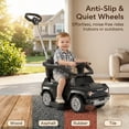 thumbnail image 4 of 3 in 1 Push Car, Licensed Ford Bronco, SHINPT Toddler Push Car with Parent Control Handle, Safety Fence, Lights, Music & Storage, Ride on Toy for Toddlers 18-36 Months, Black, 4 of 8