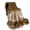 Brown & Gold, variant on 60 x 72 in. Rabbit Faux Fur Luxury Throw Blanket, Brown & Gold