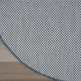 thumbnail image 2 of Nourison Courtyard Indoor/Outdoor Ivory Blue 6' x Round Area Rug (6 Round), 2 of 11