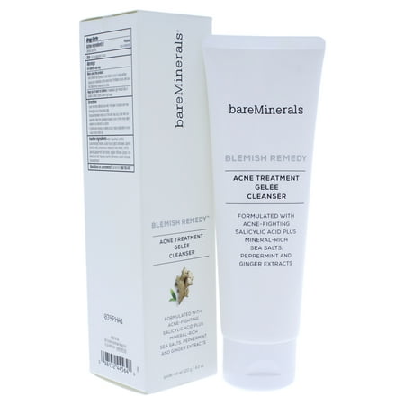 Blemish Remedy Acne Treatment Gelee Cleanser by bareMinerals for Unisex - 4.2 oz (Best Remedy For Acne Scars Blemishes)