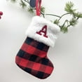 thumbnail image 6 of KCEHTA Christmas Stockings with Initials, Personalized Christmas Stockings, Red and Black Buffalo Plaid Christmas Stockings for Xmas Holiday Fireplace Decor, 6 of 7