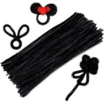 thumbnail image 1 of 150 Piezas Limpiapipas Negro Tallo de Chenilla, Limpiapipas Tallo de Chenilla, Limpiadores de Pipas Artesanales, Limpiadores de Pipas de Arte, Limpiadores de Pipas a Granel para Ho, 1 of 5