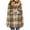 A2 Khaki, variant on LYXSSBYX Winter Coats for Women Clearance Womens Plaid Long Wool Blend Coat Shacket Jackets Long Sleeve Button Down Casual Boyfriend Flannel Shirts