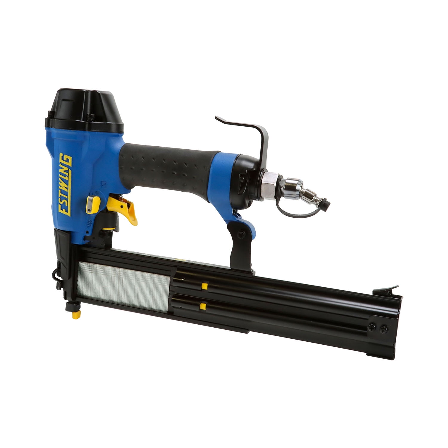 Estwing EBR50 Pneumatic 18-Gauge 2" Brad Nailer with Metal Belt Hook, 1/4" Swivel Fitting and Bag