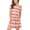Pink, variant on Ichuanyi Summer Dresses Women's Fashion Round Neck Short Sleeved Printed Pocket Dress