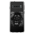 thumbnail image 1 of DistinctInk Clear Shockproof Hybrid Case for Samsung Galaxy S10+ PLUS (6.4" Screen) - TPU Bumper Acrylic Back Tempered Glass Screen Protector - Better to Be A Lion For a Day Than A Sheep, 1 of 2