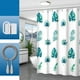 thumbnail image 2 of Cortina de ducha para baño, tela impermeable para inodoro, resistente a perforaciones, sin restricciones, cortina de bloqueo de alta gama, cortina de puerta divisoria de ducha, 2 of 5