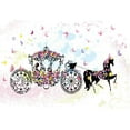 thumbnail image 2 of ABPHOTO Polyester 7x5ft Cartoon Unicorn Backdrop Pumpkin Carriage Backdrops Fairytale Butterfly Fantasy Photography Background for Sweet Baby Shower Girls Princess Birthday Party Photo Studio Props, 2 of 3