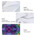 thumbnail image 2 of Yayeee Kitchen Hanging Hand Towels Set of 2 with Loop Bathroom Absorbent Tie Towel, Purple Stained Glass Pattern, 2 of 7